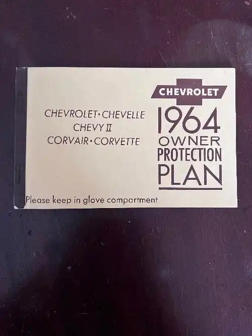 1964 Chevrolet Corvair multi Item package Owners Manual Brochures Sales Receipts and more Vintage NOS Items Relic has been safely stored for decades and shows normal