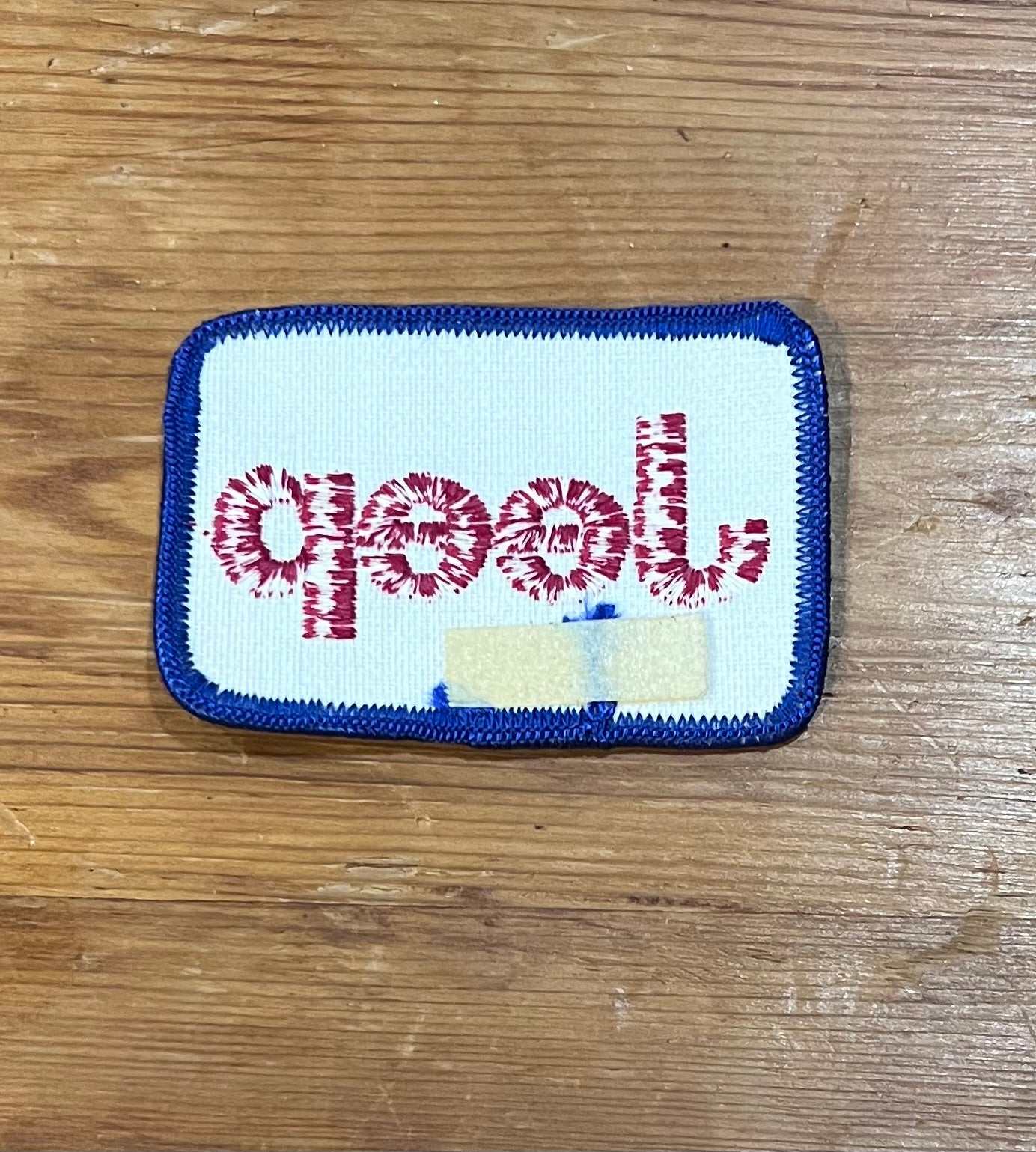 Jeep Classic Red White Blue Block Vintage Patch New Old Stock Excellent Condition Relic has been stored away safely for decades and measures approx 2 x 3 inches