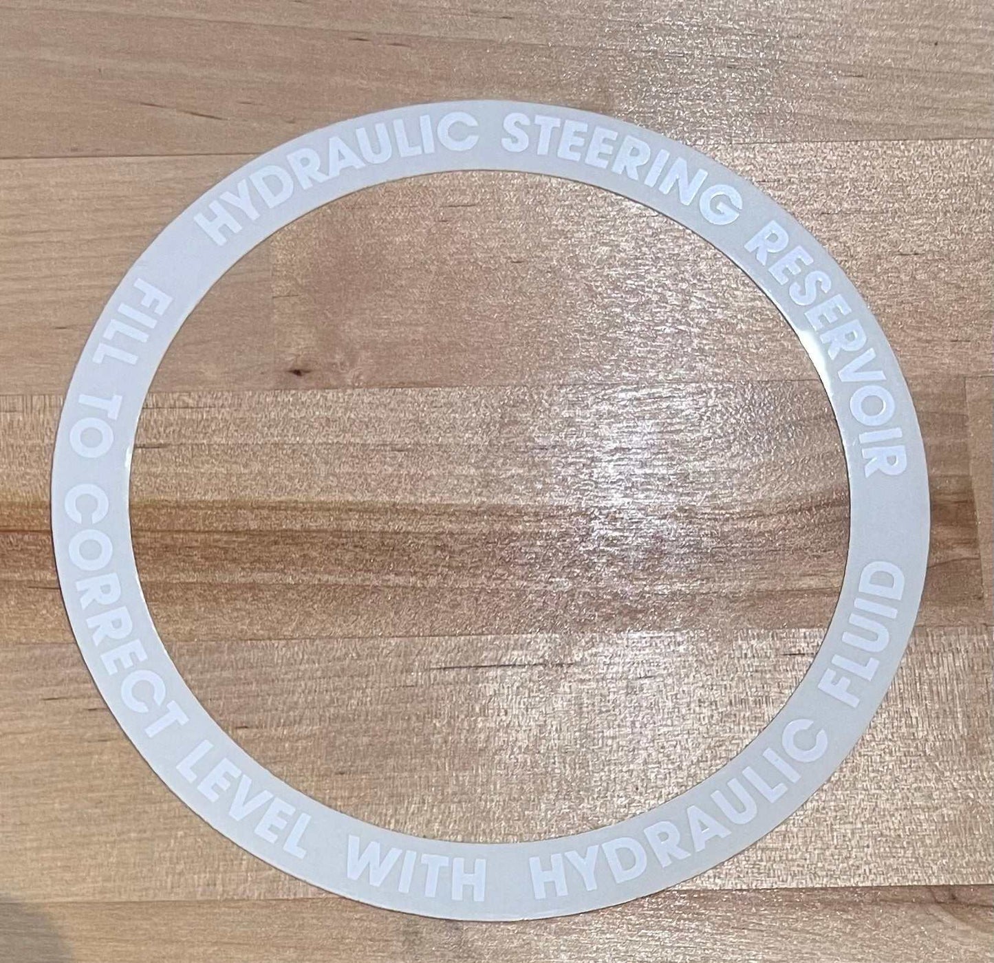 Cadillac 1952-57 Power Steering Pump Lid Decal Restoration EX Condition NOS Rare Relic has been safely stored away for decades and measures approximately a 4.25 in