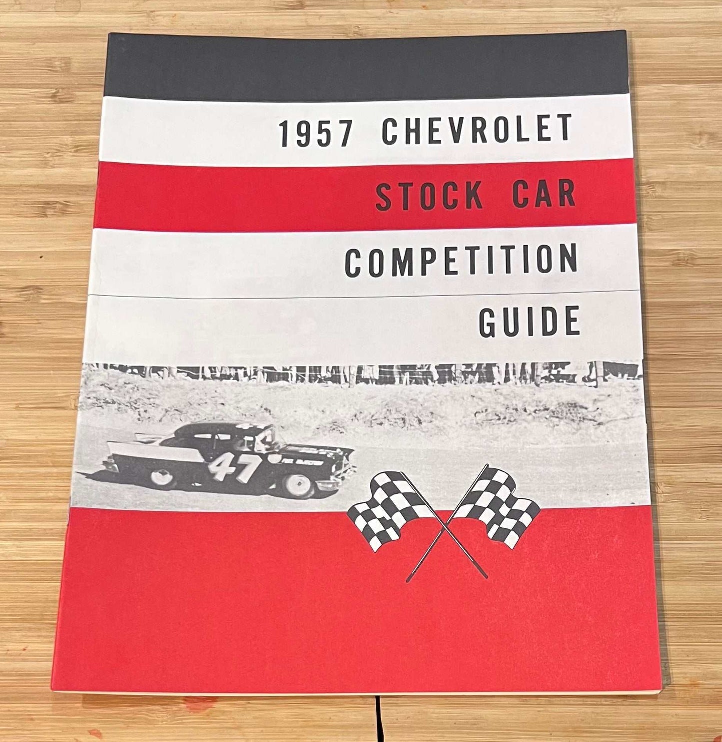1957 Chevrolet Stock Car Competition Guide Manual NOS EXC Condition Relic has been store safely away for decades and loaded with original racing information