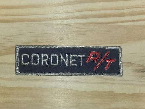 Dodge Coronet RT Patch Vintage Traditional Block Rectangle Auto MOPAR