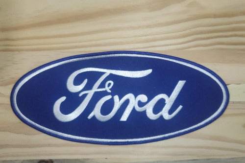 Traditional Ford Script Logo Patch Extra Large Vintage Auto Jacket This relic has been stored away safely for decades and measures 4.75 in width and 11 in length