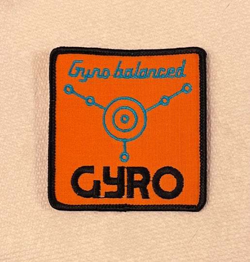 Ebonite GYRO Balanced Orange Bowling Ball Patch Sport NOS Teams League