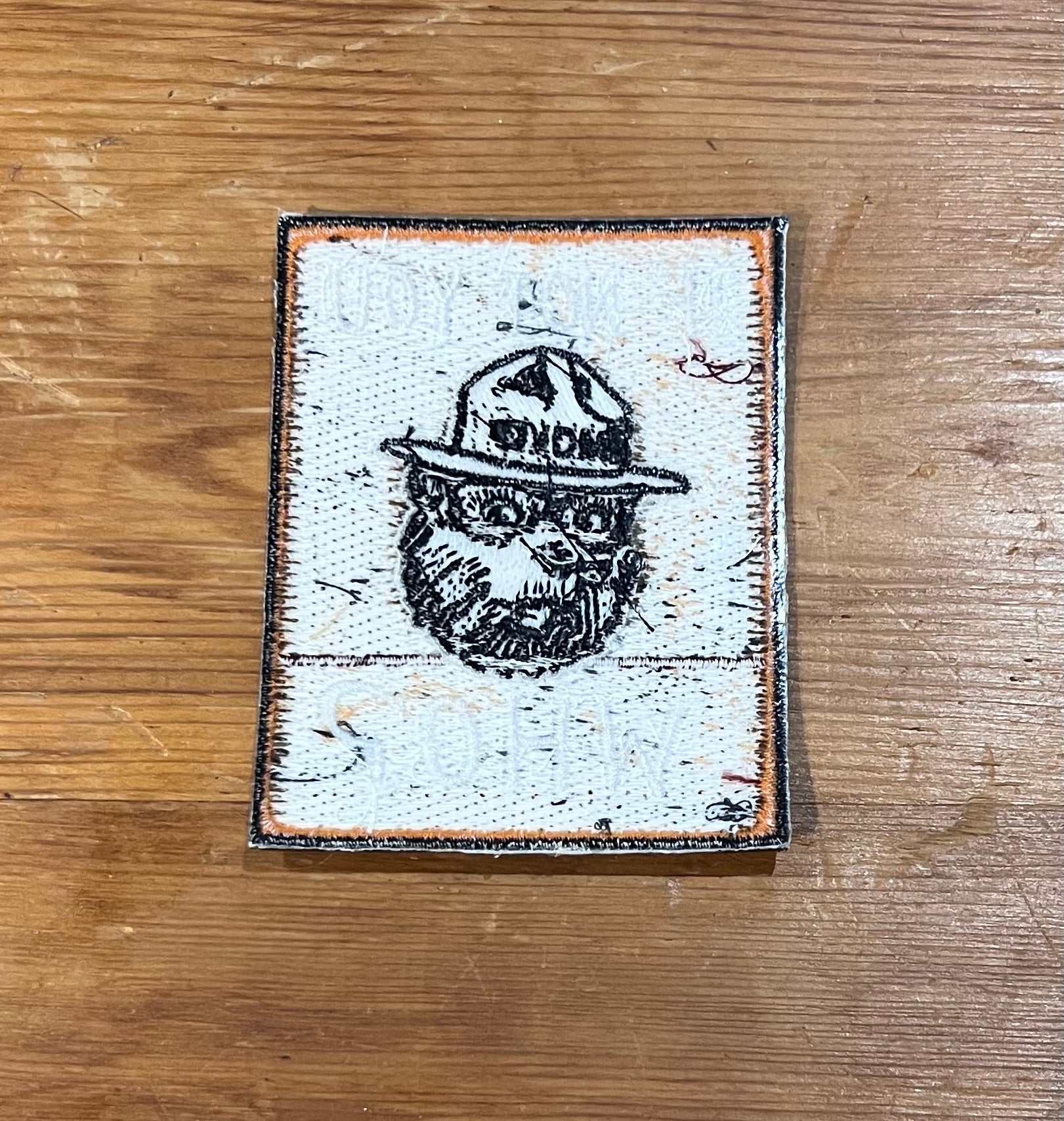Smokey Bear If Not YOU WHO Vintage Patch NOS Nature and Wildlife Relic has been safely stored away for decades and measures approx 2.75 inches x 3.5 inches in