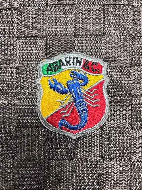 Vintage Abarth and C Fiat Shield Badge Patch