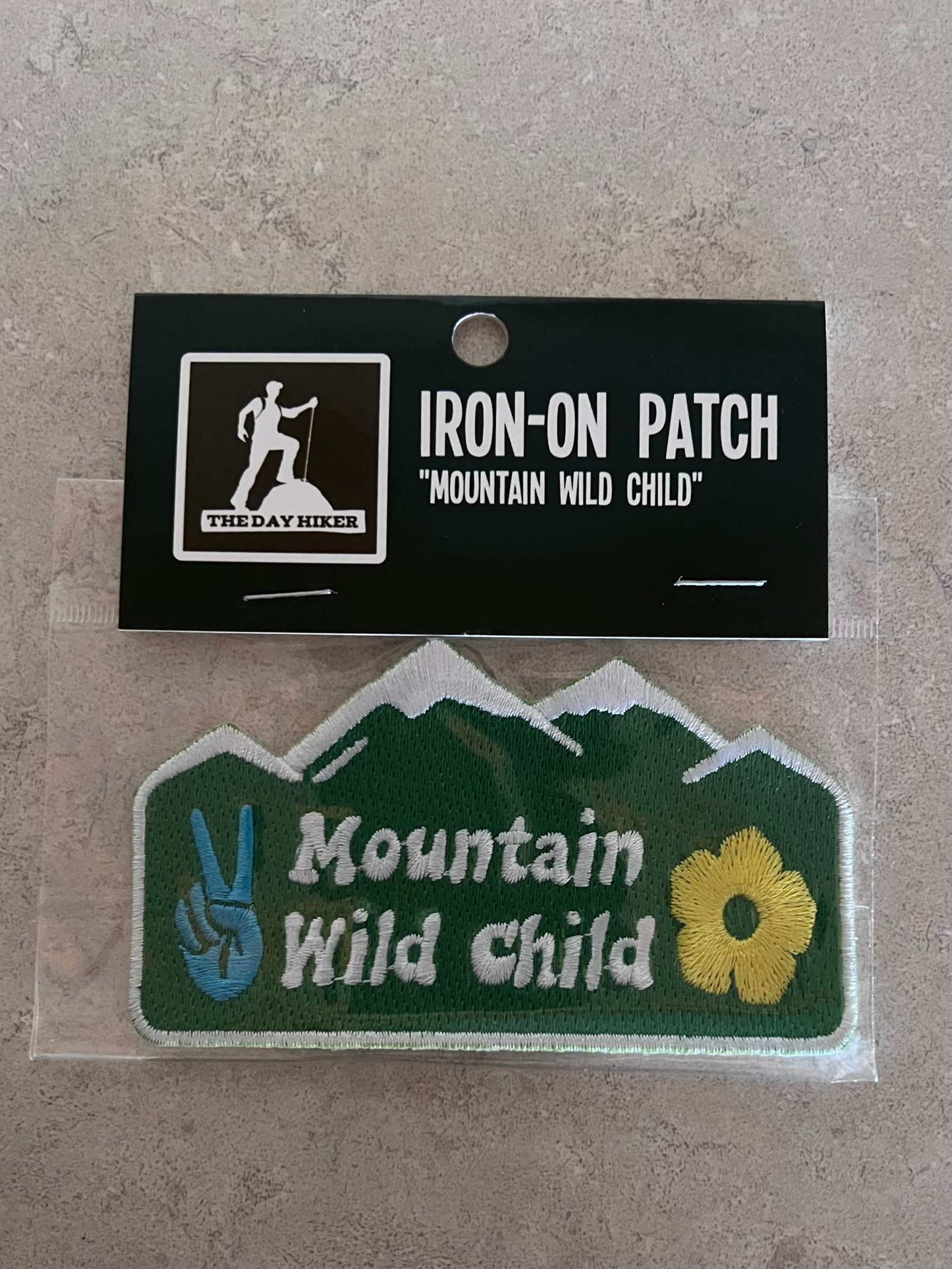 Mountain Wild Child Hiking Patch in Packaging Sport Nature New Fun EXC Relic has been recently added to our portfolio and uniquely measures approx 2.25 in x 4 in Iron on