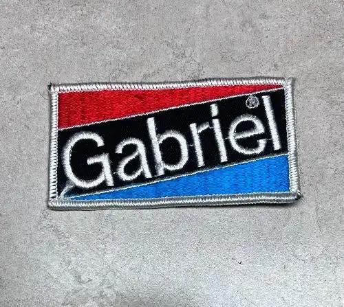 Gabriel Shocks Vintage Patch Parts New Old Stock Excellent Condition Item Relic has been safely stored away for decades and measures approximately 2 in x 4 inches