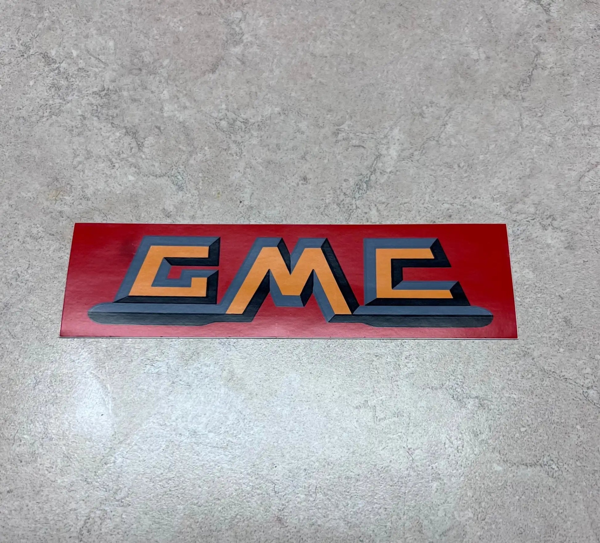 1955-60 GMC V8 Suburban Pickup Truck 100 Coe Valve Cover Decal EXC NOS Relic has been stored away safely for decades and measures 1.5 inches in width by 5 inches