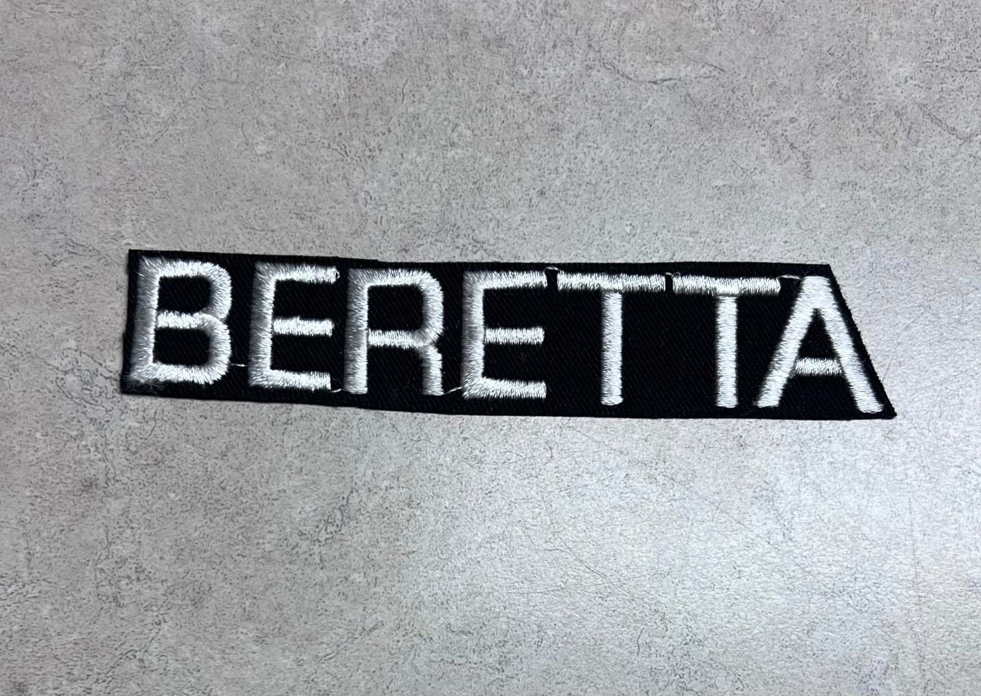 Chevy Beretta Lettering Patch Auto New Old Stock Vintage EXC Condition Relic has been safely stored away for decades and measures approximately 1 x 5 inches