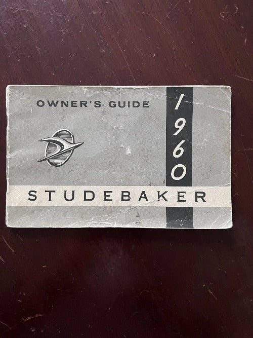 1960 Studebaker Owners Guide