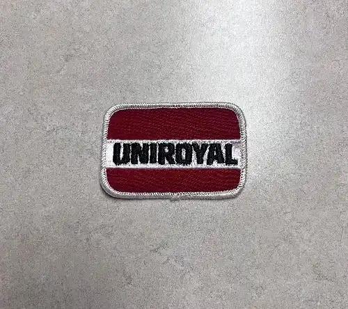 UNIROYAL TIRE Vintage Sponsorship White Border PATCH