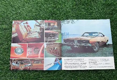 FORMULA 1969 CHARGER BROCHURE ORIGINAL DODGE FEVER NOS VINTAGE ORIGINAL FORMULA '69 CHARGER HERE'S WHAT PERFORMANCE IS ALL ABOUT. DODGE IS TURNING UP THE FEVER COLLECT