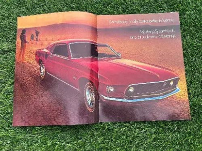 1969 FORD MUSTANG ORIGINAL BROCHURE VINTAGE NOS MINT MUSTANG