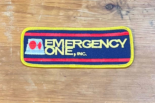 Emergency One Inc Fire Truck and Emergency Vehicle Vintage Patch