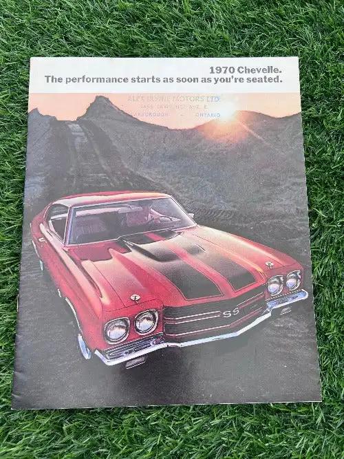 1970 CHEVELLE CHEVROLET SALES BROCHURE ORIGINAL VINTAGE NOS ITEM PG