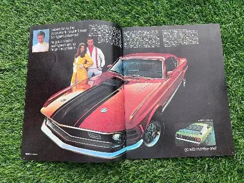 1970 FORD MUSTANG SALES BROCHURE MINT VINTAGE NOS ORIGINAL