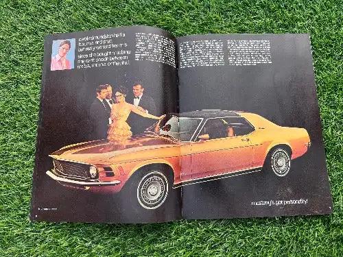 1970 FORD MUSTANG SALES BROCHURE MINT VINTAGE NOS ORIGINAL