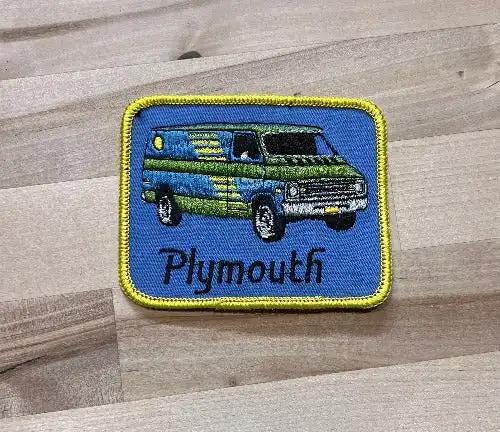 Plymouth Custom Van Vintage Glitter Patch