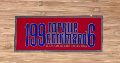 American Motors 1967-70 199 Torque Command 6 Air Cleaner Decal