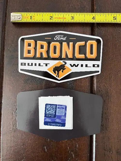 Ford Bronco Magnet Built Bronco Wild