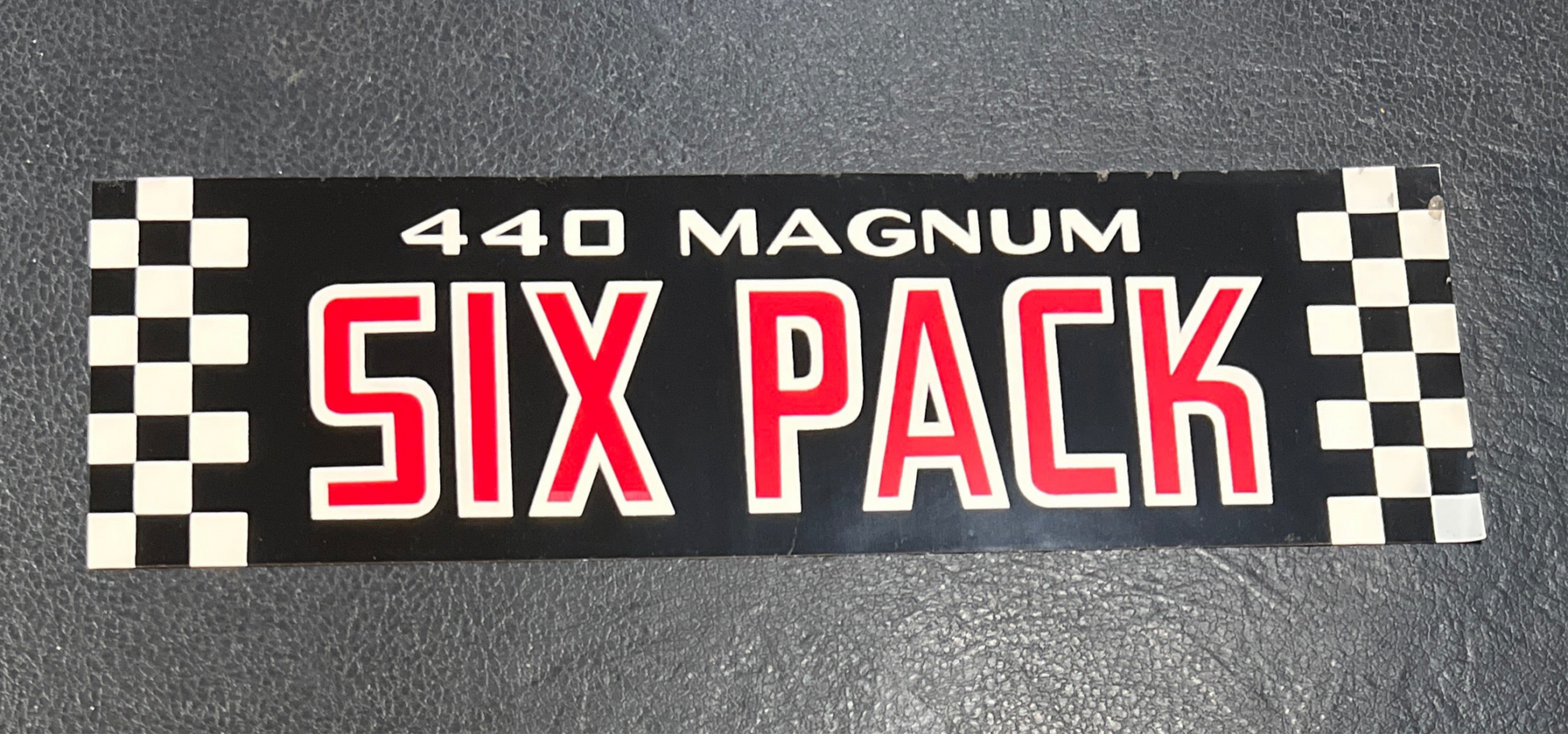 Challenger RT 1970-72 Charger RT 440 Magnum Six Pack Air Cleaner Decal