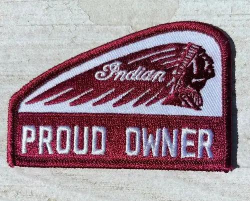Indian Motorcycle Proud Owner Patch