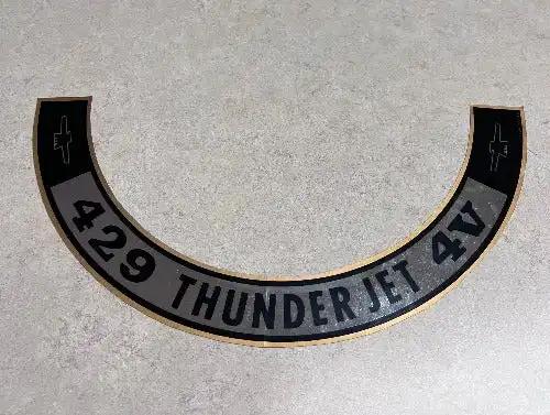 Ford Thunderbird 429 Thunder Jet 4V Decal