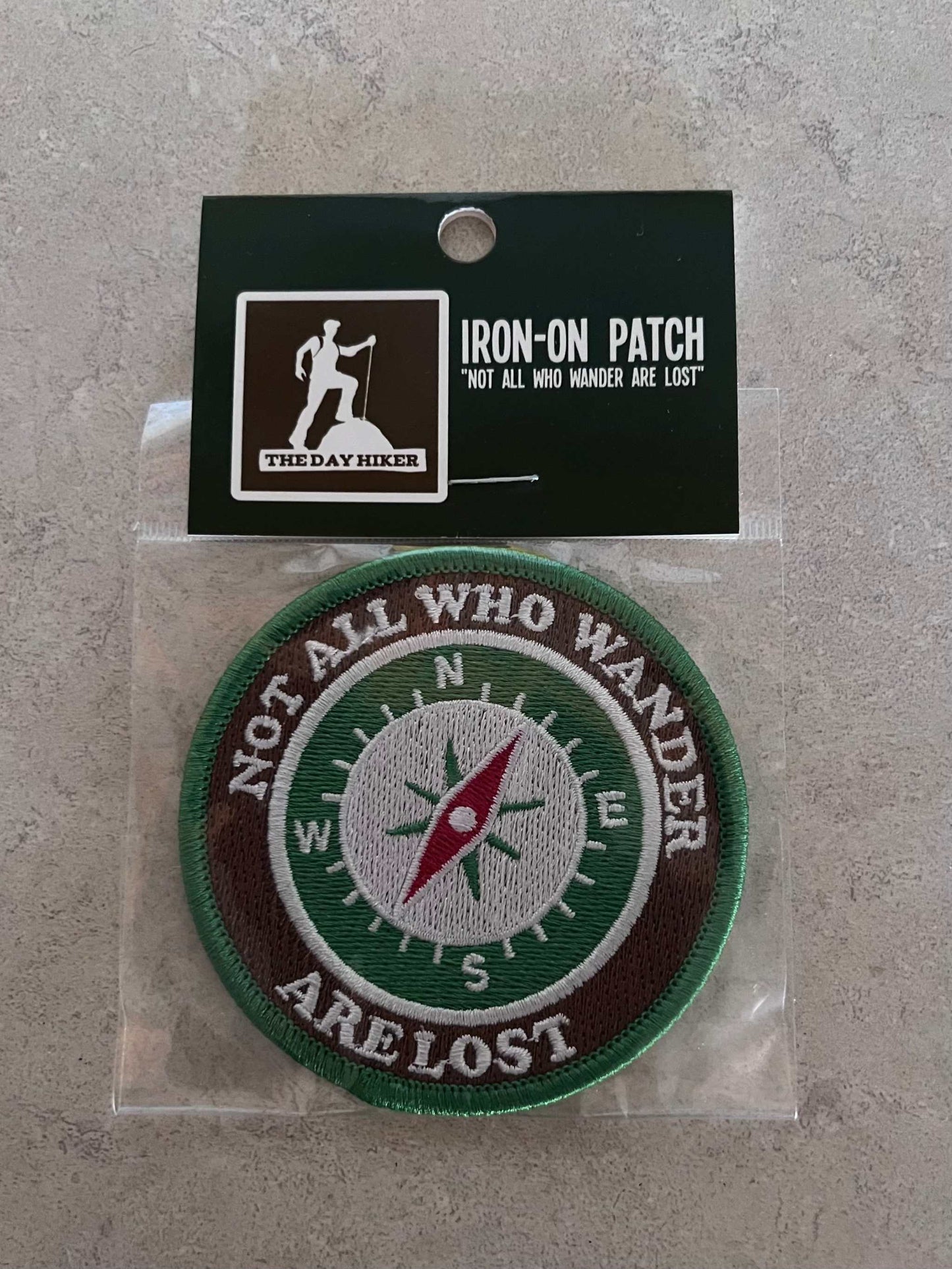 Not All Who Wander Are Lost Compass Patch in Packaging Sport Nature New Fun EXC Relic has been recently added to our portfolio and uniquely measures approx 3 in circle