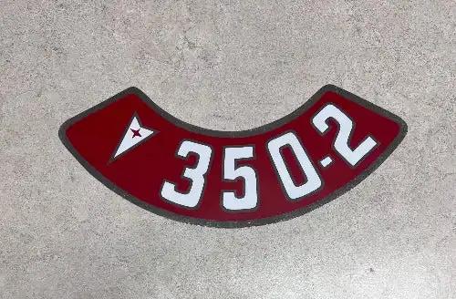 Pontiac 350 2 Decal