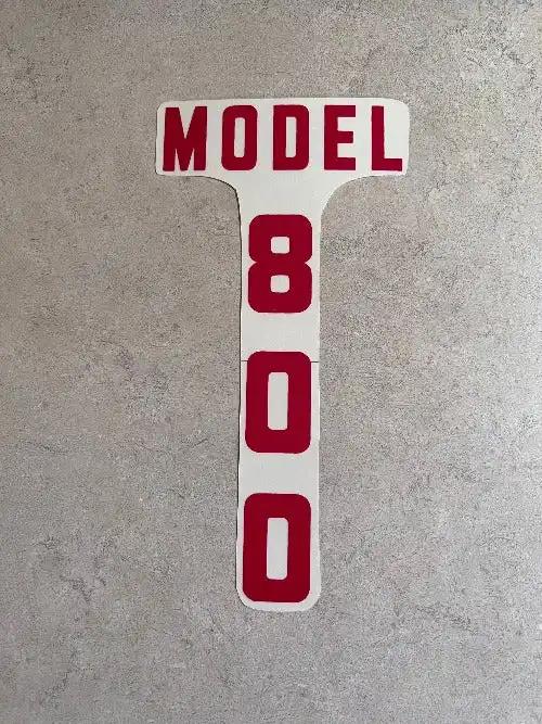 Ford Tractor Model 800 Hood Decal Pair