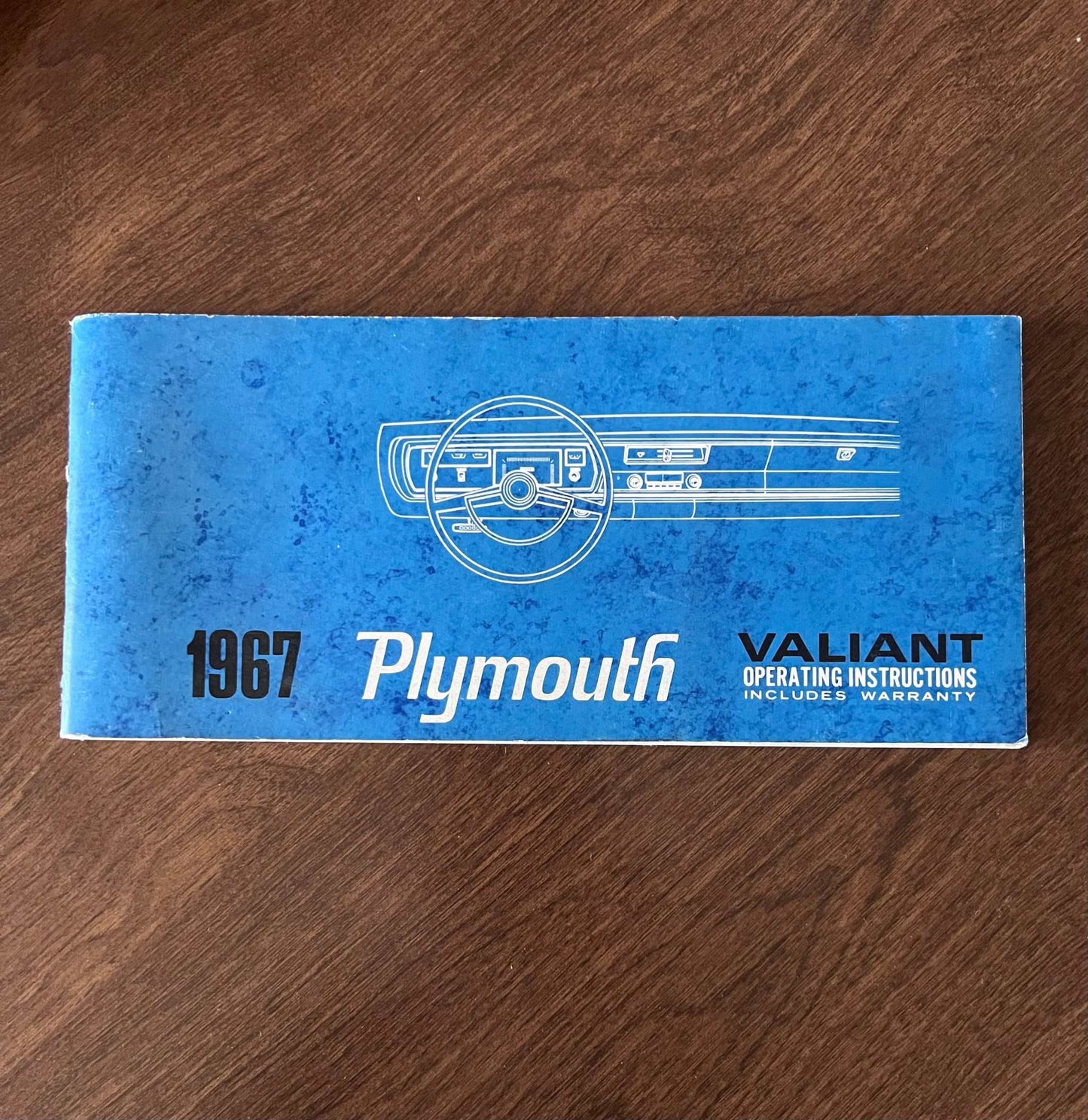 1967 Plymouth Valiant Original Vintage Owners Manual Brochure NOS Condition Relic has been safely stored away for decades and safety and maintenance instructions