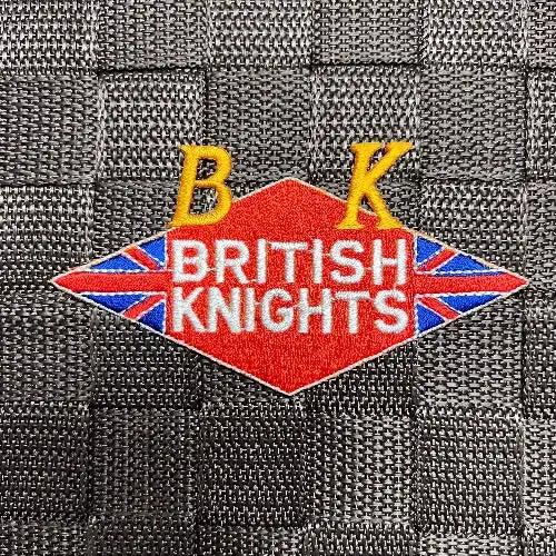 British Knights B K Vintage Patch