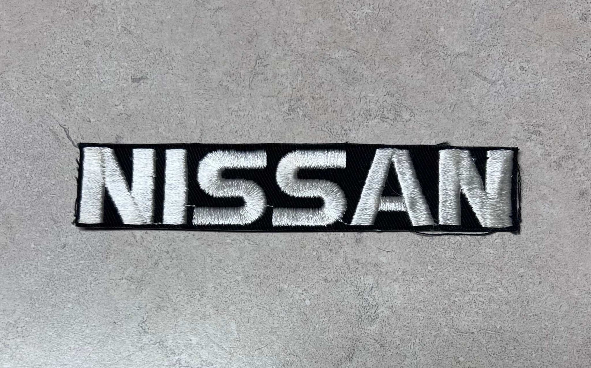 Nissan Bold Lettering Serviceperson Patch Auto NOS Excellent Condition Relic has been safely stored away for decades and measures approximately 1 x 5.25 inches