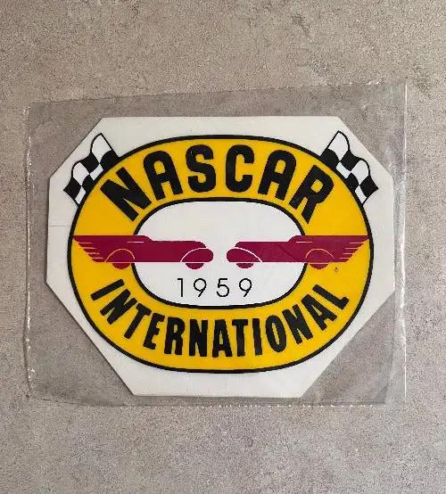NASCAR International 1959 Original Cross Flags Track Window Decal