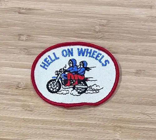 Vintage Hell On Wheels Motorcycle Patch