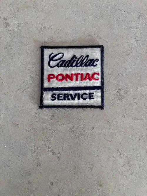 Cadillac Pontiac Service Vintage Patch