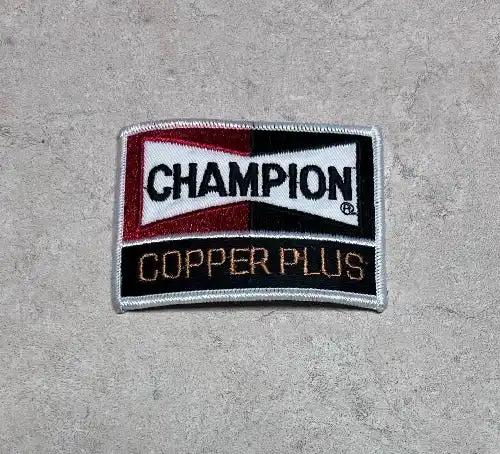 Vintage Champion Copper Plus Spark Plugs Patch