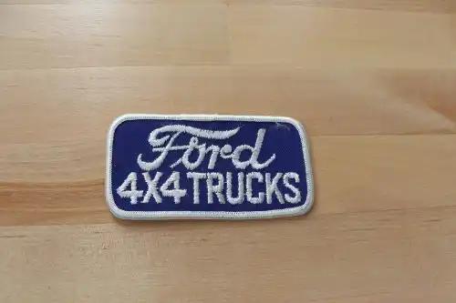 FORD 4X4 TRUCKS PATCH NOS VINTAGE EXC STITCHING. The patch measuring 3 1/2 x 2  inches.  A great piece to add to your vintage collection or make your own item