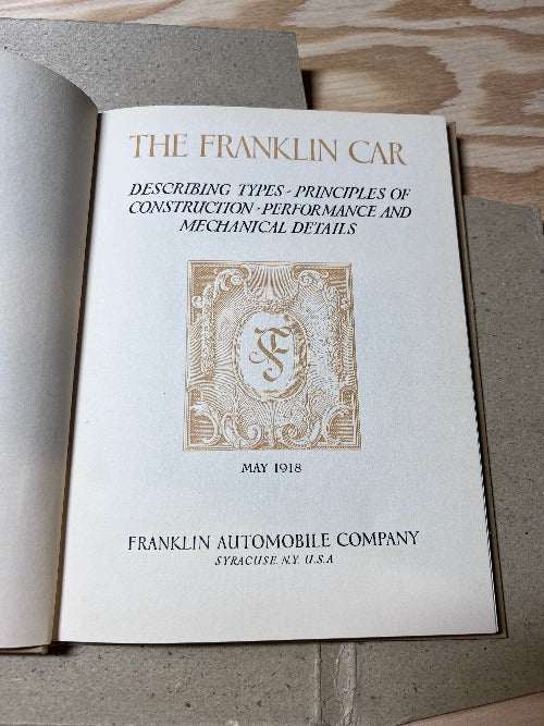 The Franklin Car Manual