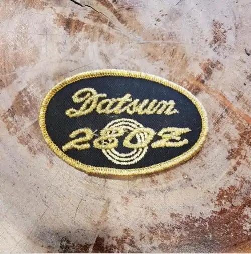 DATSUN 280Z VINTAGE GOLD GLITTER PATCH NEW OLD STOCK MINT