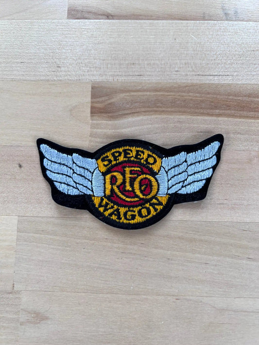 REO SPEEDWAGON Patch Mint Music Memorabilia Retro Classic Just Take It On The Run Baby Vintage, NOS Item that has never displayed, stored with care, measures 4.5 x 3