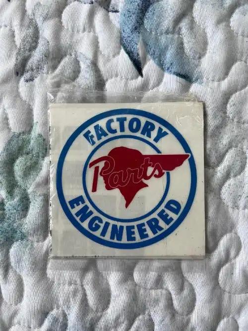 Pontiac Indian Head Decal Factory Parts Engineered GM Licensed NOS