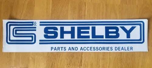 FORD Cobra SHELBY Decal Parts and Accessories Dealer MINT Auto N.O.S.. High Performance Equipment Officially Licensed DECAL MINT NOS is an adhesive peel and stick