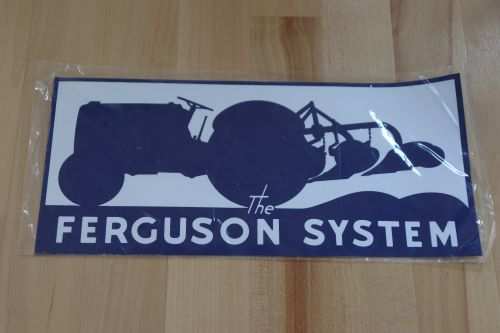 FERGUSON System Massey MF Decal Farm Tractor Mint N.O.S. Item Large This Relic MASSEY FERGUSON MF decal is measuring approximately 1.75x 4.25 inches. N.O.S. Item
