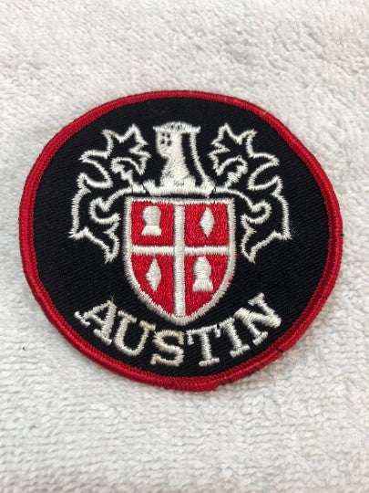 AUSTIN Crest PATCH Nos Auto Item Traditional Style Logo Sprite Healey