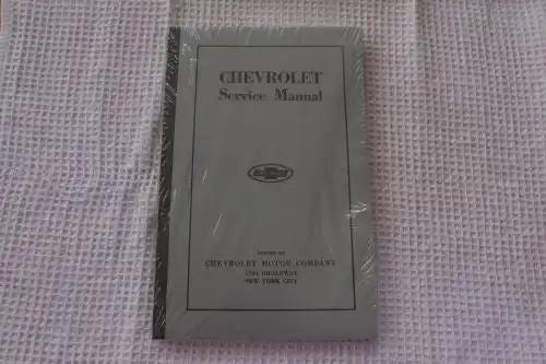 CHEVROLET SERVICE MANUAL MINT VINTAGE NOS Brochure Restoration