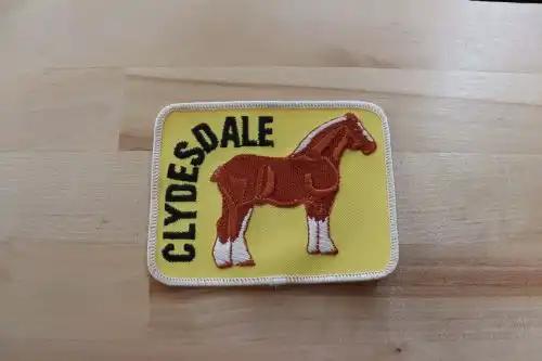 This is a CLYDESDALE horse patch Item measures 4 x 3 inches and is in great vintage condition Perfect for the horse lover out there, only on PG RELICS gorgeous manes