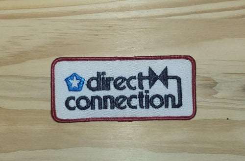 direct connection Patch Plymouth Chrysler Dodge Rectangle Vintage NOS MOPAR