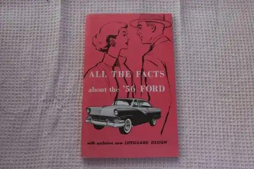 1956 FORD Manual Brochure MINT NOS VINTAGE 1956 FORD