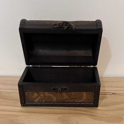 Antique Style Wooden Trunk Chest